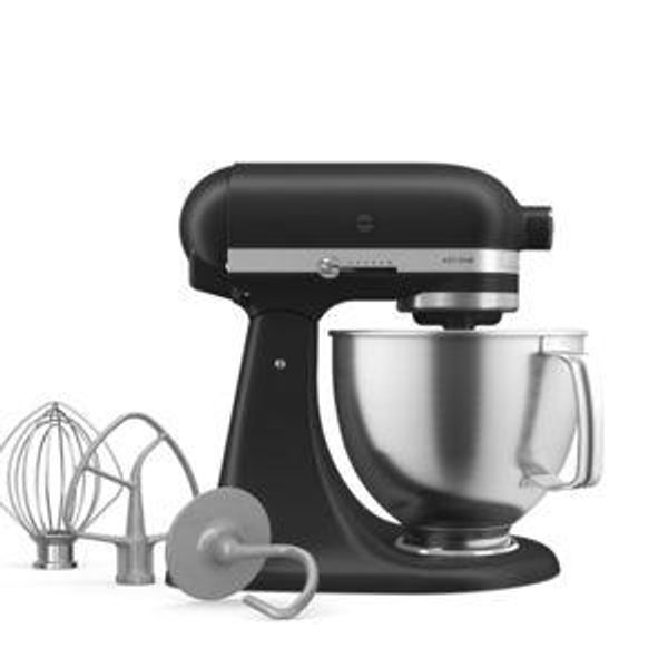 Artisan® Series 5 Quart Tilt-Head Stand Mixer with Premium Touchpoints Black Matte KSM192XDBM | KitchenAid