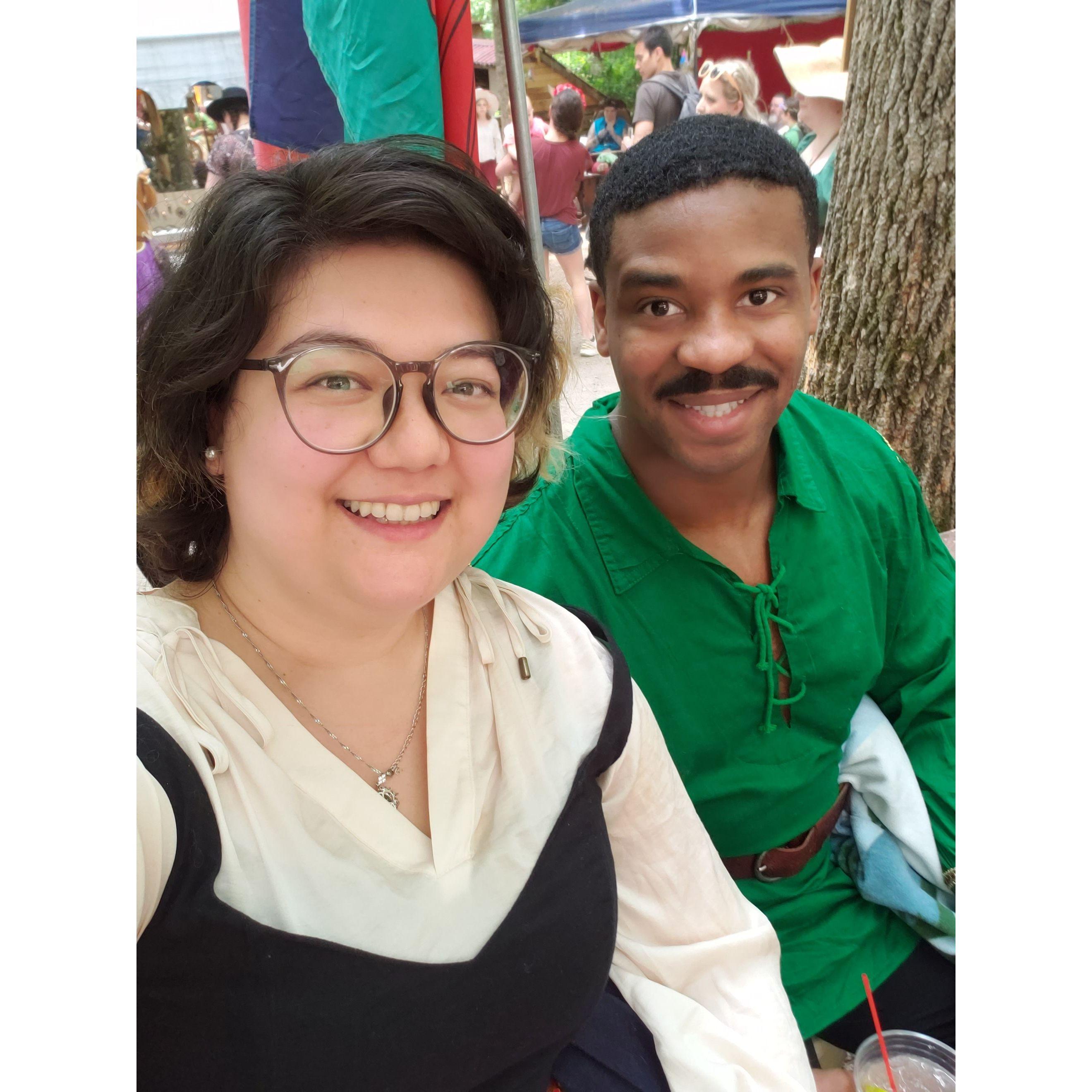 We attended a Renaissance faire