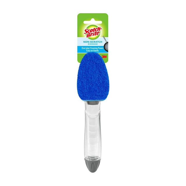 Scotch-Brite Non-Scratch Dishwand, 1 Dish Wand, Best for Nonstick Pots and Pans, Keep Hands Out of The Mess, Dish Cleaning Wand, Dish Soap Wand, Dish Brush (Pack of 4)