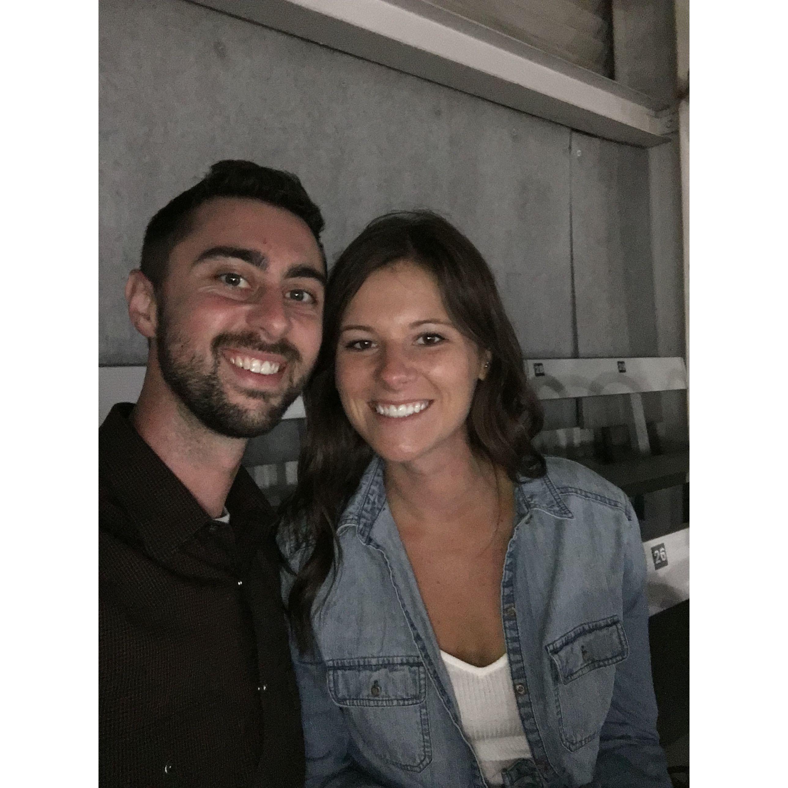 Our first date at a rodeo in Puyallup, Washington two weeks after we first met 🤠