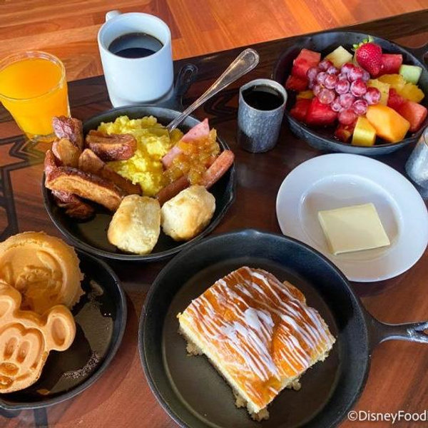 Disney breakfast for 2