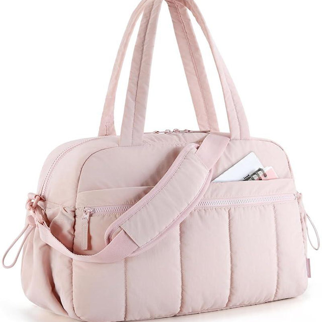BAGSMART Gym Bag for Women, Duffle Bag for Travel with Wet Pocket, Lightweight Carry on Weekender Duffel, Water Resistant