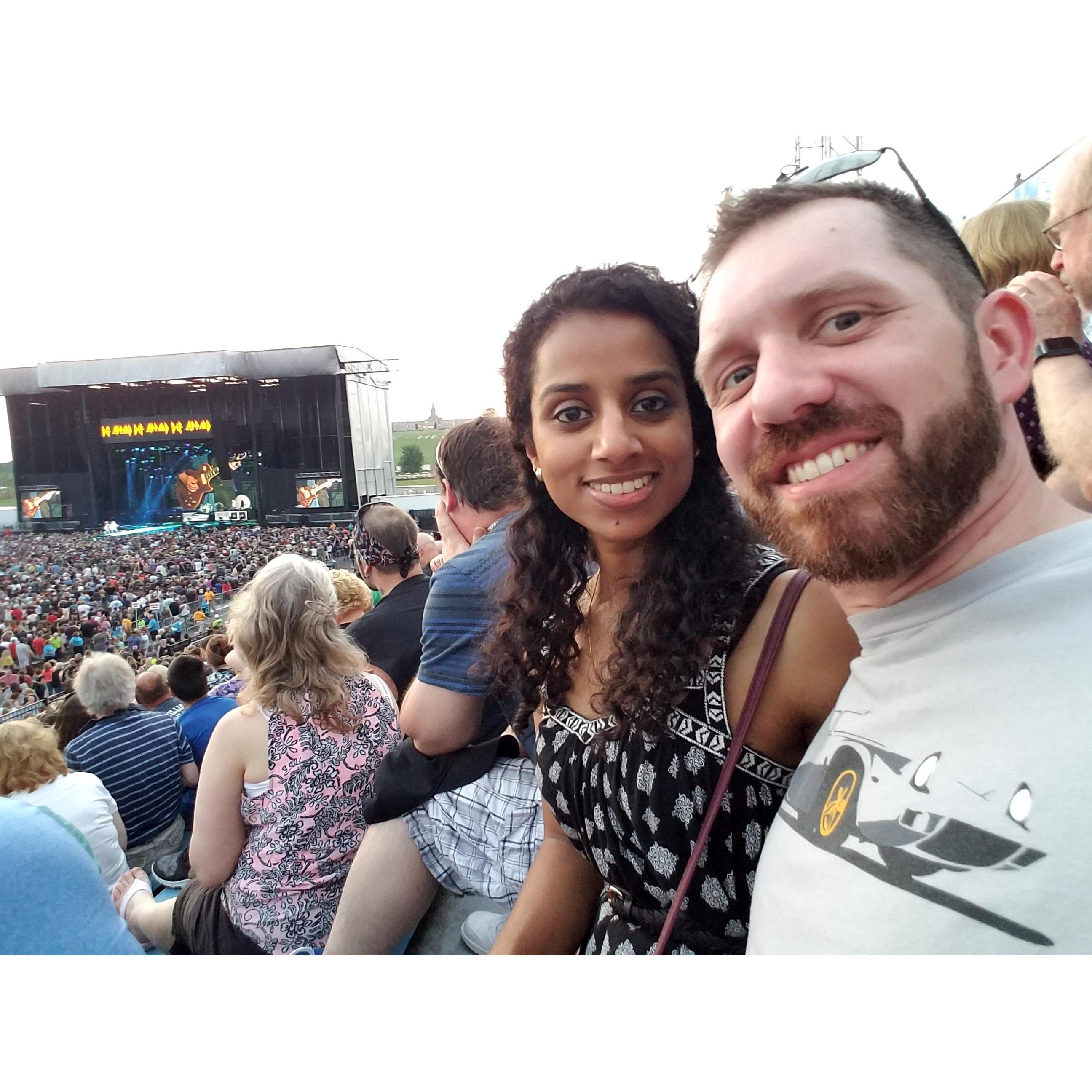 Surprise Def Leppard/Journey concert, so cool!