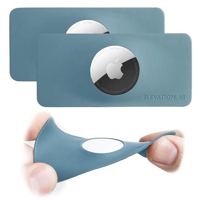 TagVault™ AirTag Wallet Holder - The Thinnest AirTag Wallet Card Insert | Flexible, Stays Hidden, Patent Pending | Elevation Lab