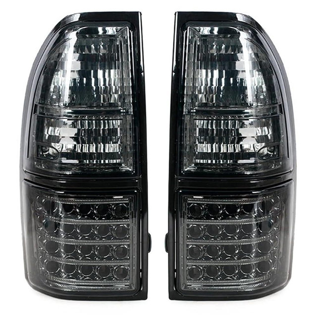Rear Tail Light For Toyota Prado Land Cruiser 90 1997 1998 1999 2000 2001 2002 Car LED Turn Signal Warning Stop Fog Lamp(Smoke)