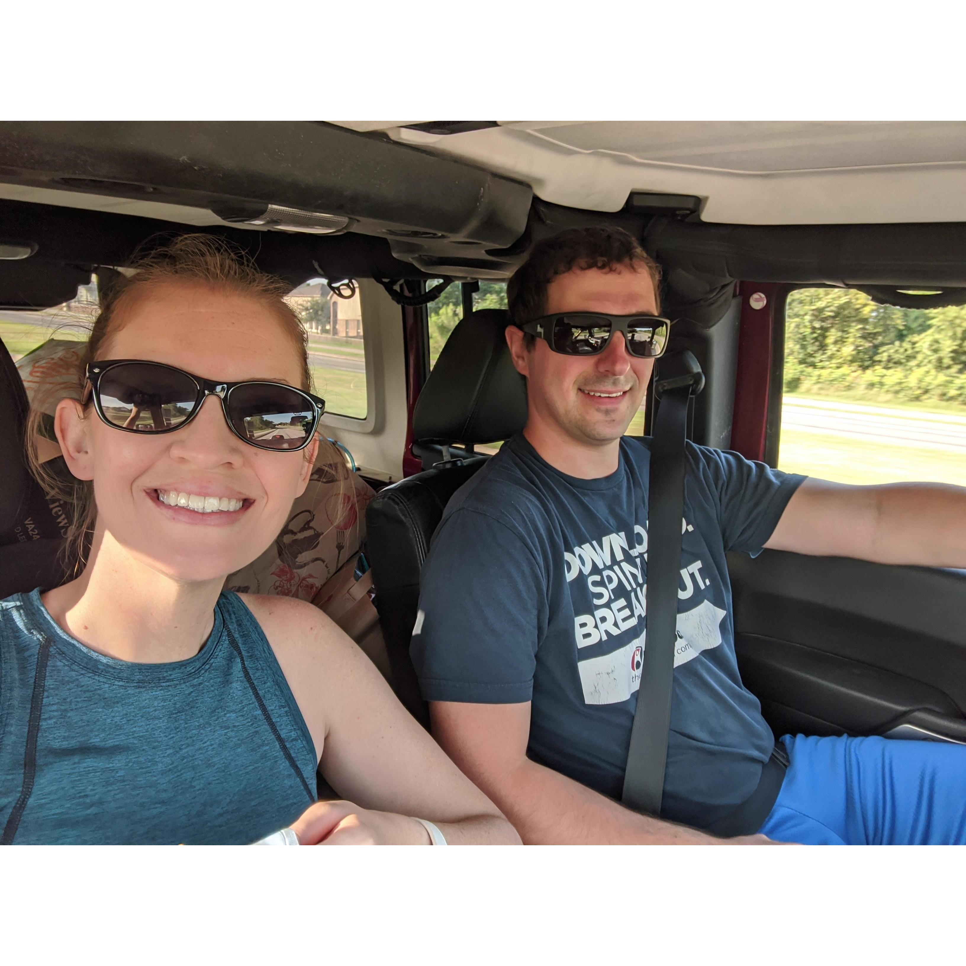 Heading out on our first road trip
