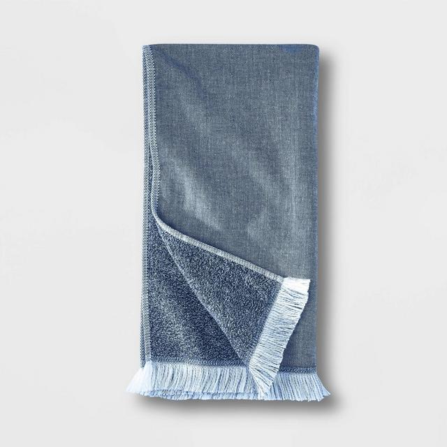 Flat Weave Hand Towel Blue - Casaluna™