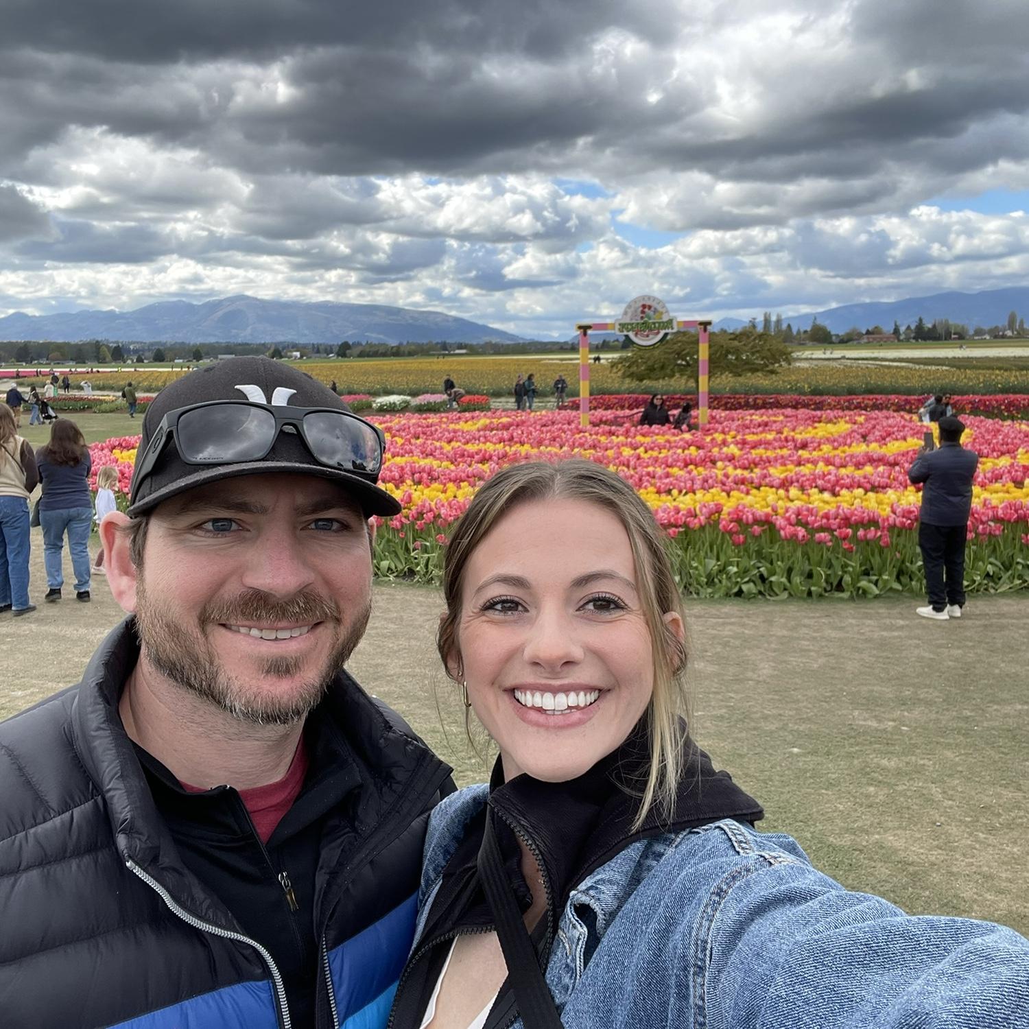 The tulip's in Washington were beyond beautiful.