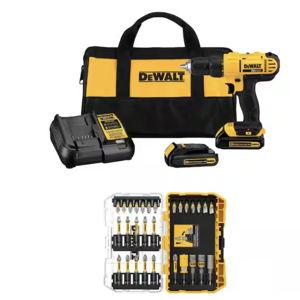 DeWalt drill and bit set