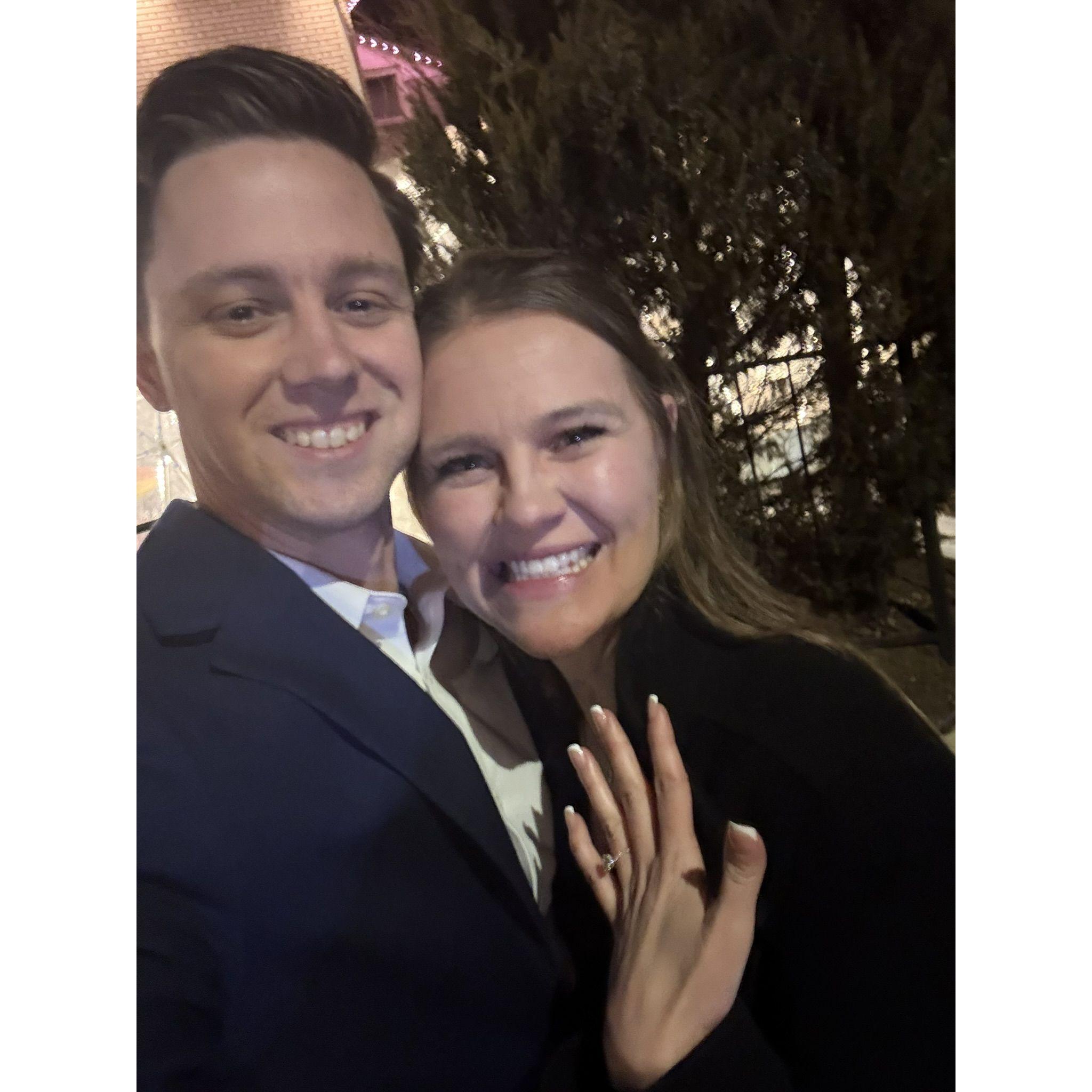 She said, "YES!"