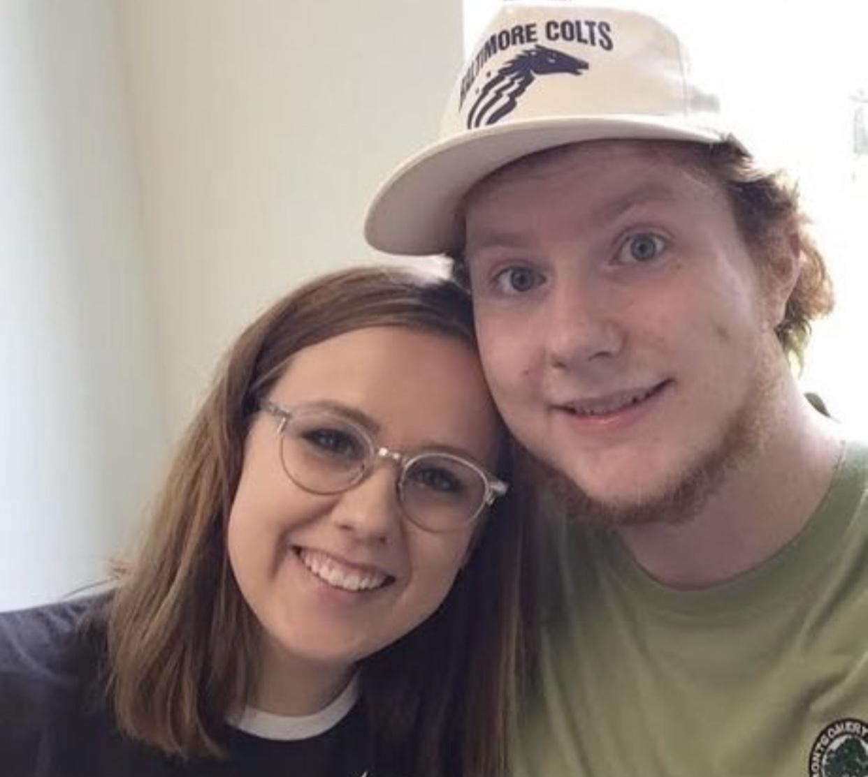 Bailey helped Matt move out of his junior year dorm room at Towson University this day. May 18, 2019