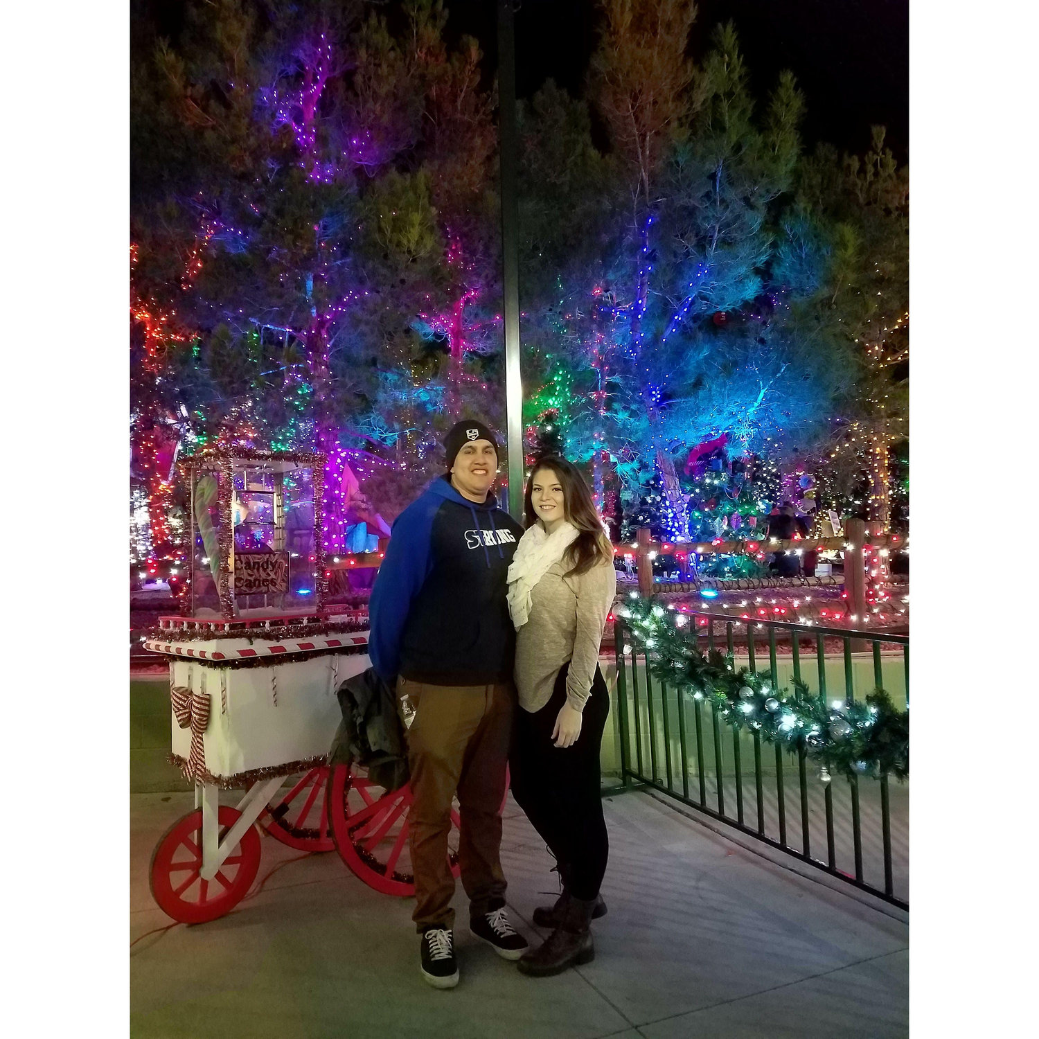 Our first night as an exclusive couple