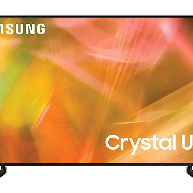 SAMSUNG 55-Inch Class Crystal UHD AU8000 Series - 4K UHD HDR Smart TV with Alexa Built-in (UN55AU8000FXZA, 2021 Model)