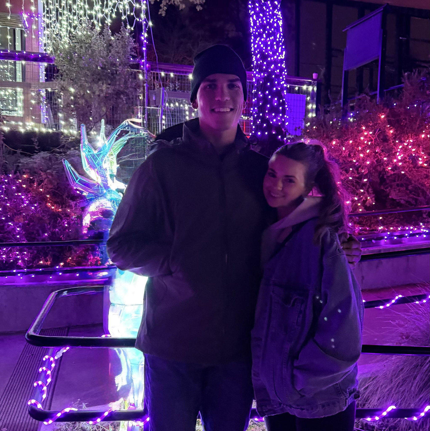 First Christmas together as an engaged couple!