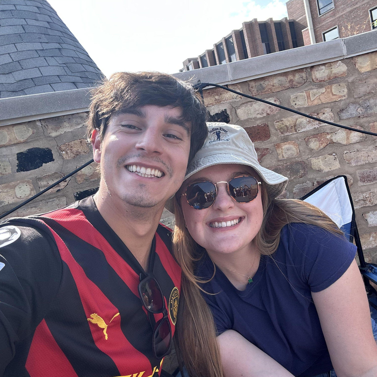 One of our first days in Chicago.