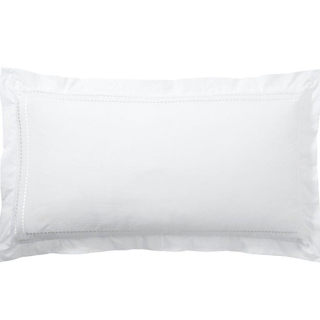 Pearl Organic Percale Sham, King, White