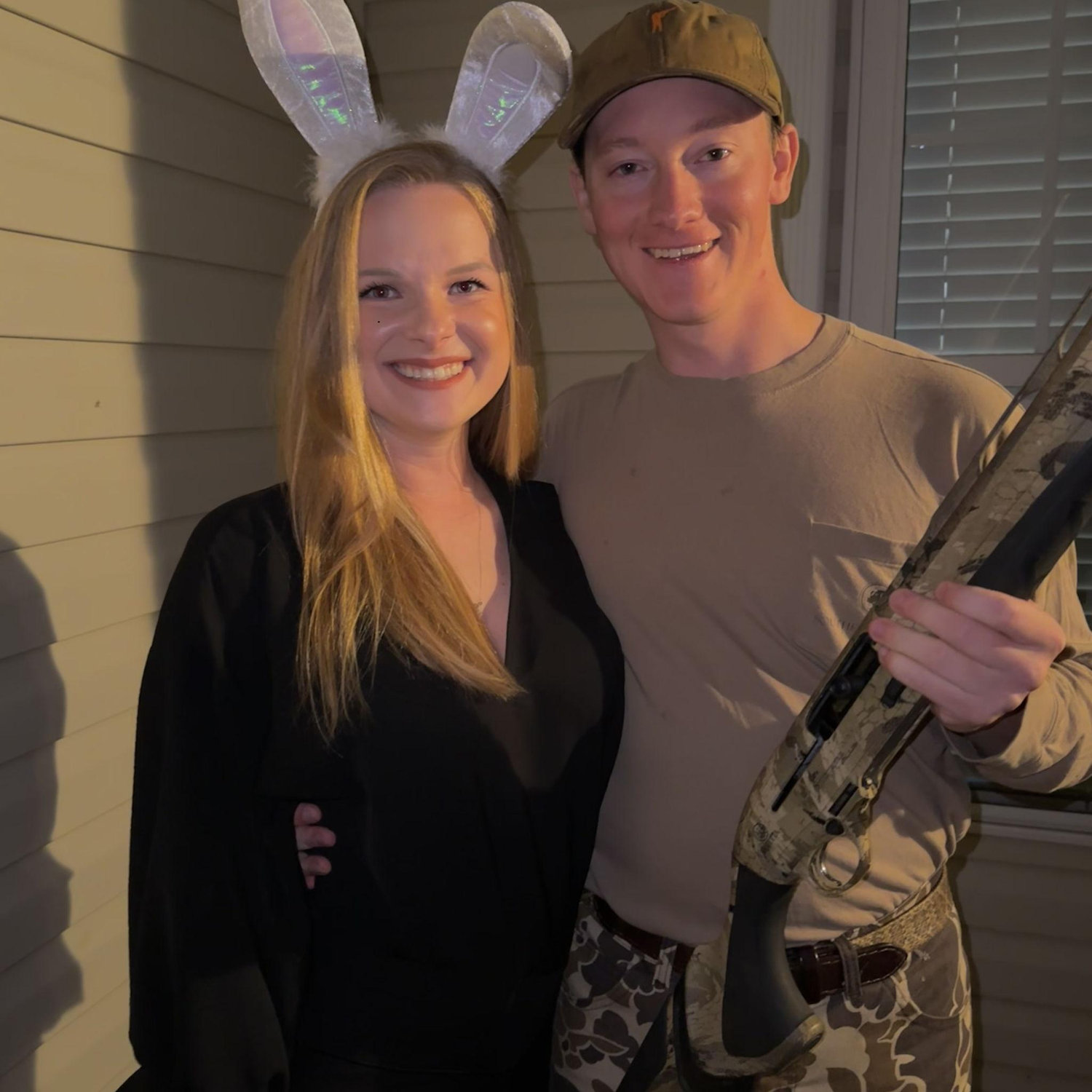 Wabbit hunting for our first Halloween together!