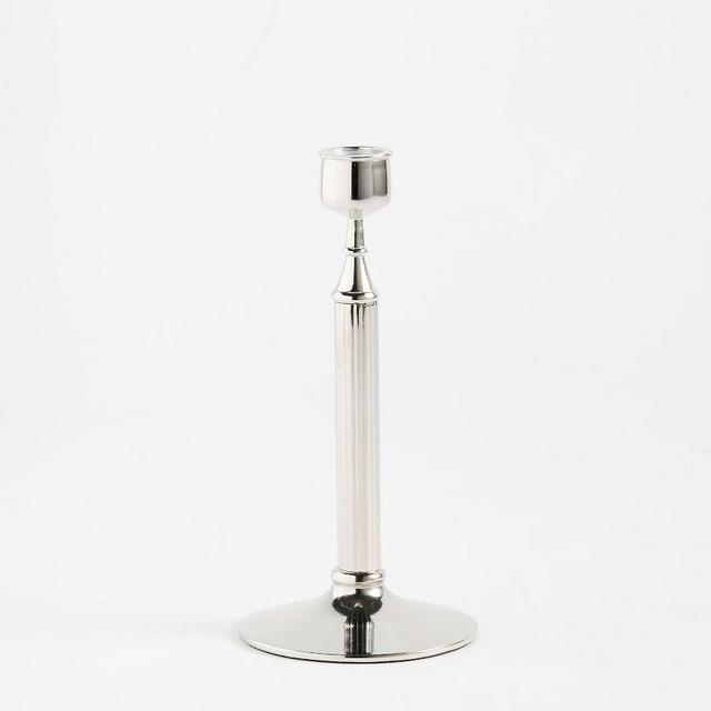 Monique Lhullier Rivoli Taper Holder, 8", Nickel