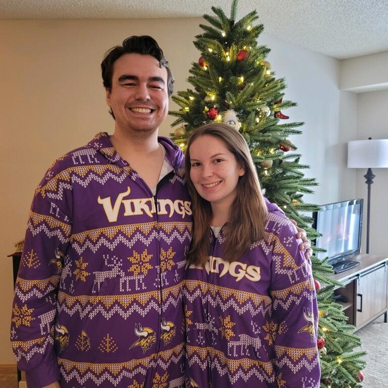 Our first Christmas together in Minneapolis