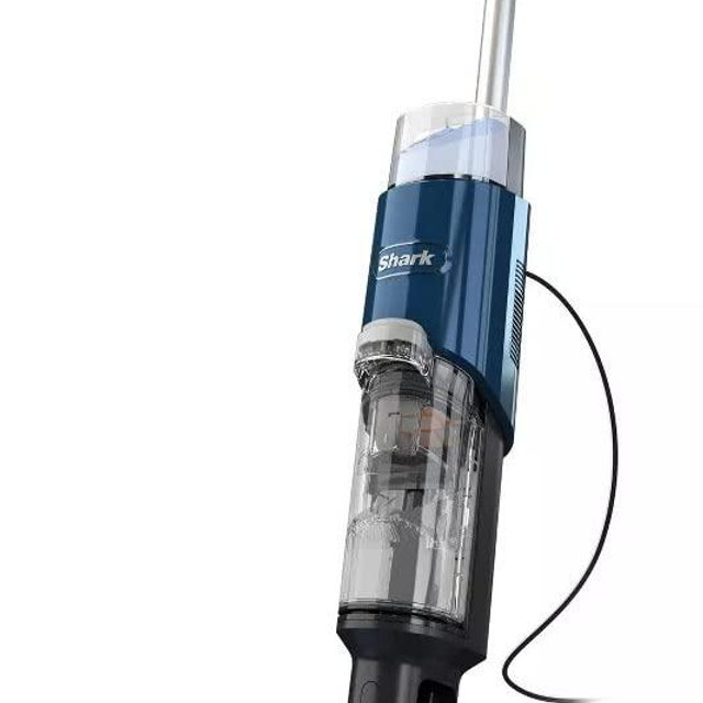 Shark WD101 HydroVac XL 3-in-1 Vacuum, Mop & Self-Cleaning System for Multi-Surface Cleaning, Perfect for Hardwood, Tile, Marble, Area Rug & More, Corded, No Solution Included*, Navy (Renewed)