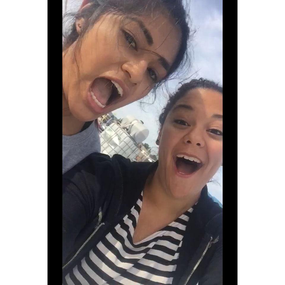 First picture together (while ice skating), circa 2015