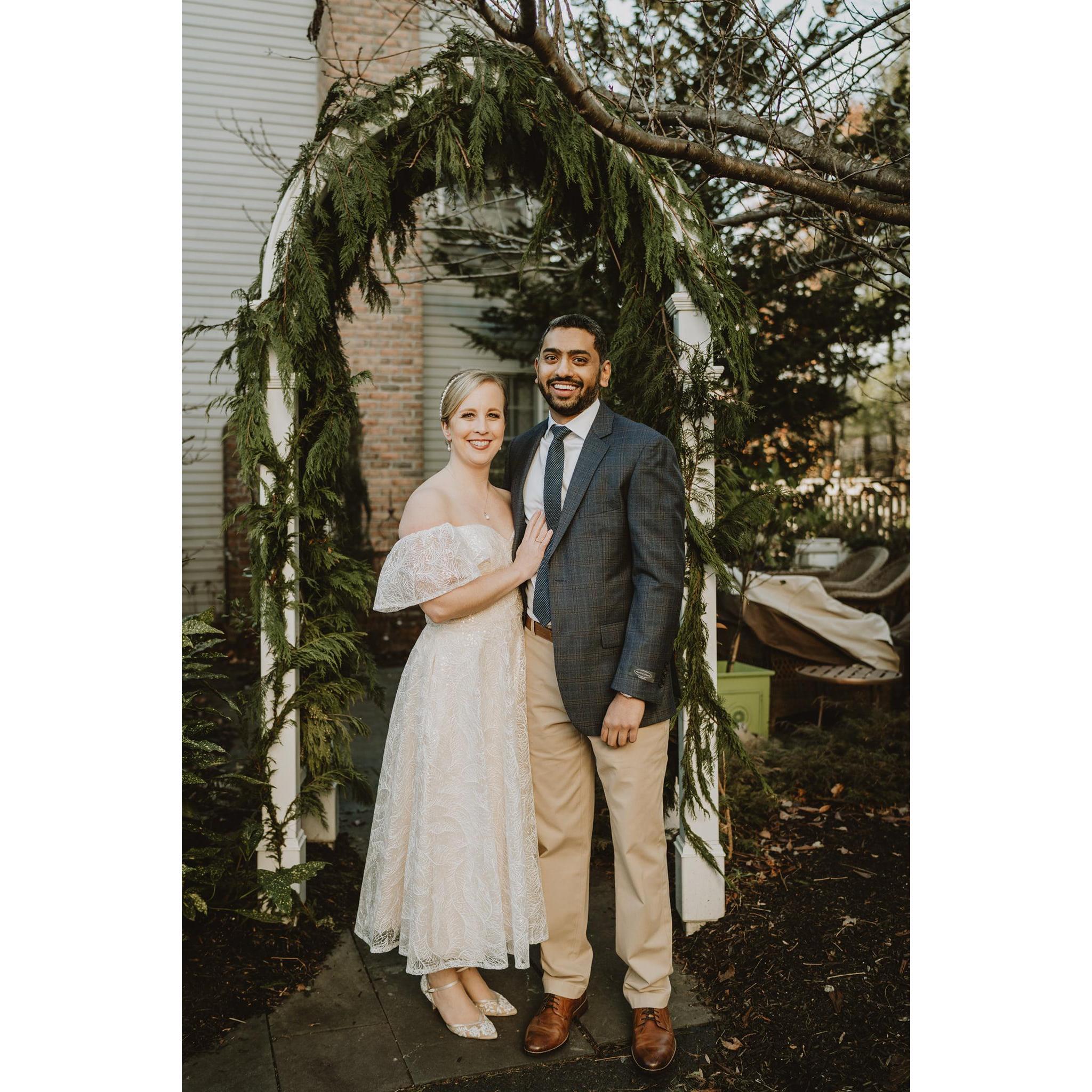 Our Zoom wedding November 29, 2020