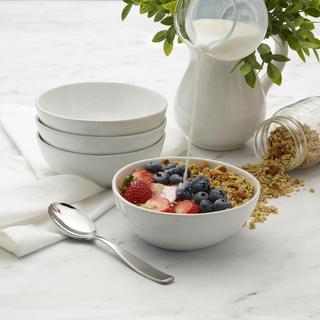 Everyday White Organic Cereal Bowl, Set of 4