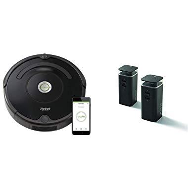 iRobot Roomba 675 Robot Vacuum with Dual Mode Virtual Wall Barrier (2-Pack)