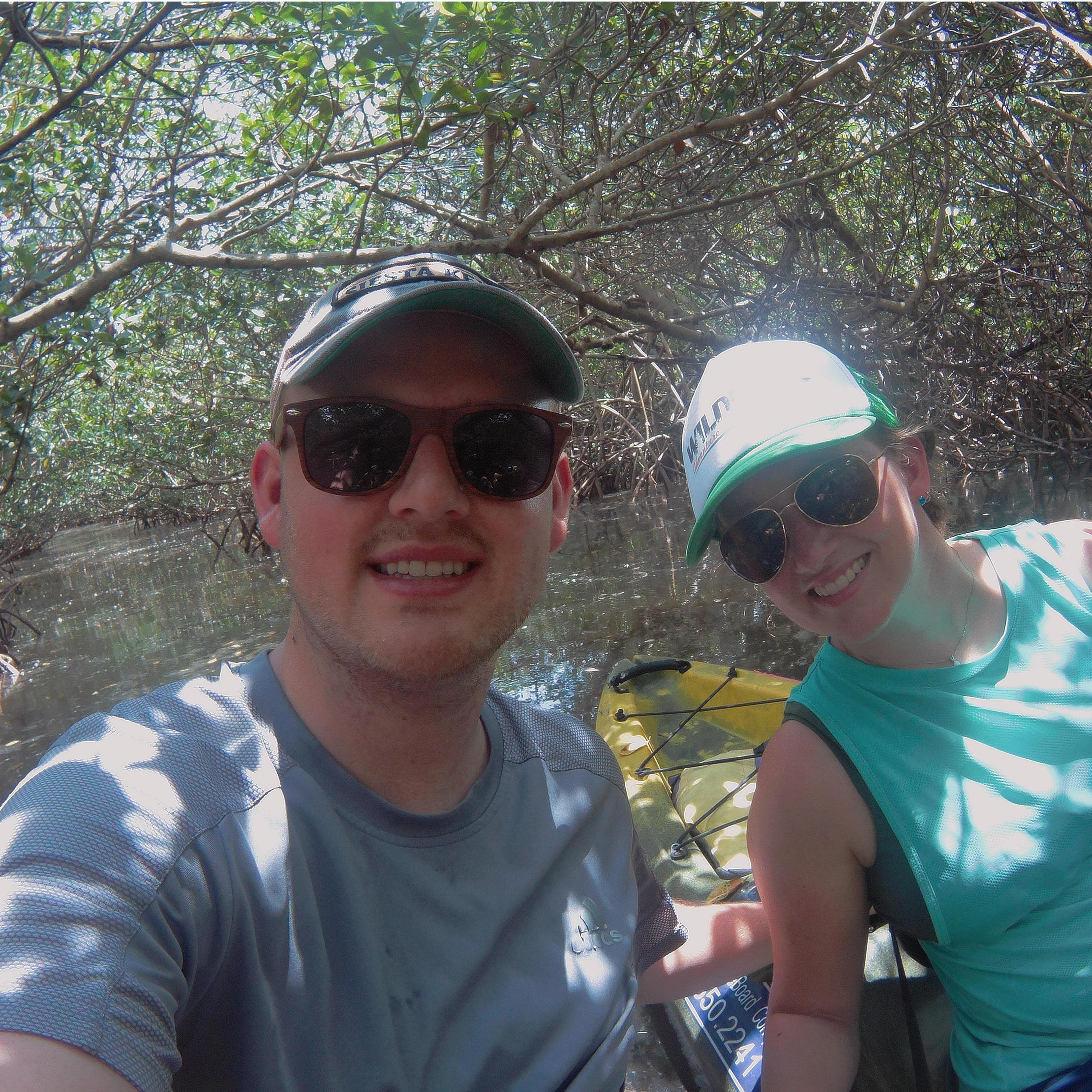 Kayaking the mangroves in Sarasota, FL