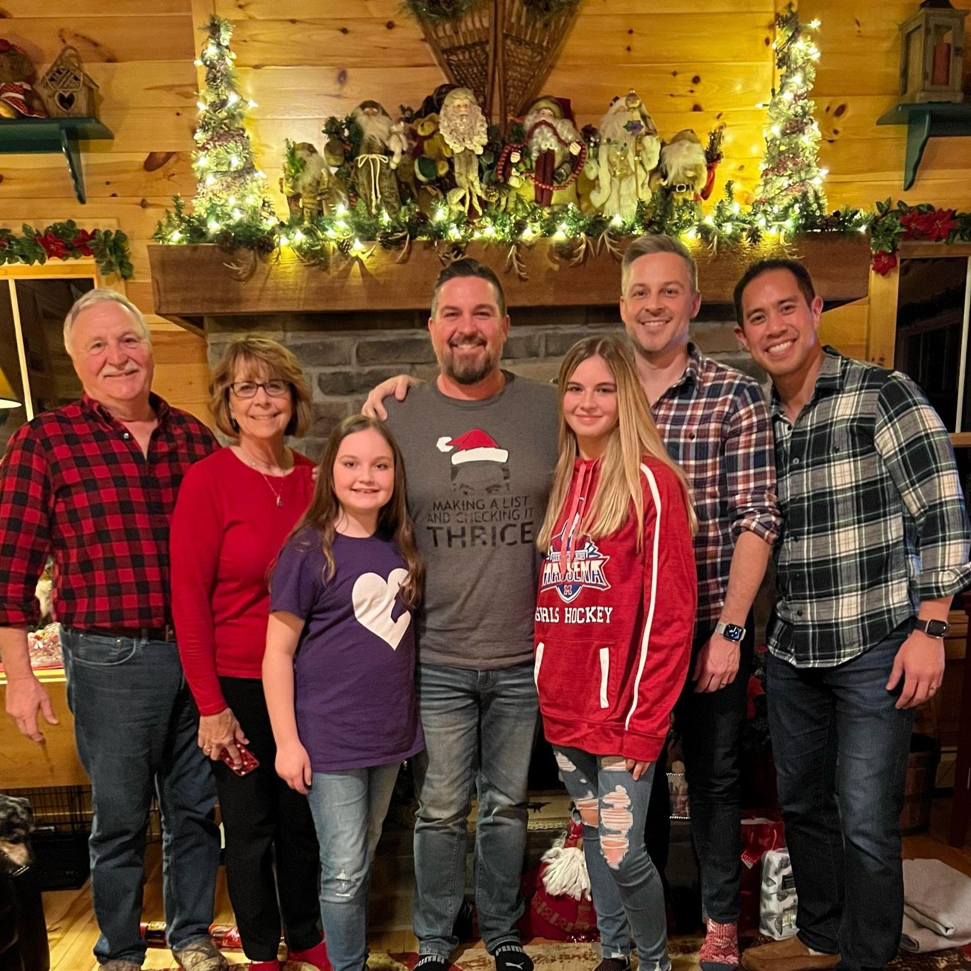 Christmas with the Matejcik family, 2021.