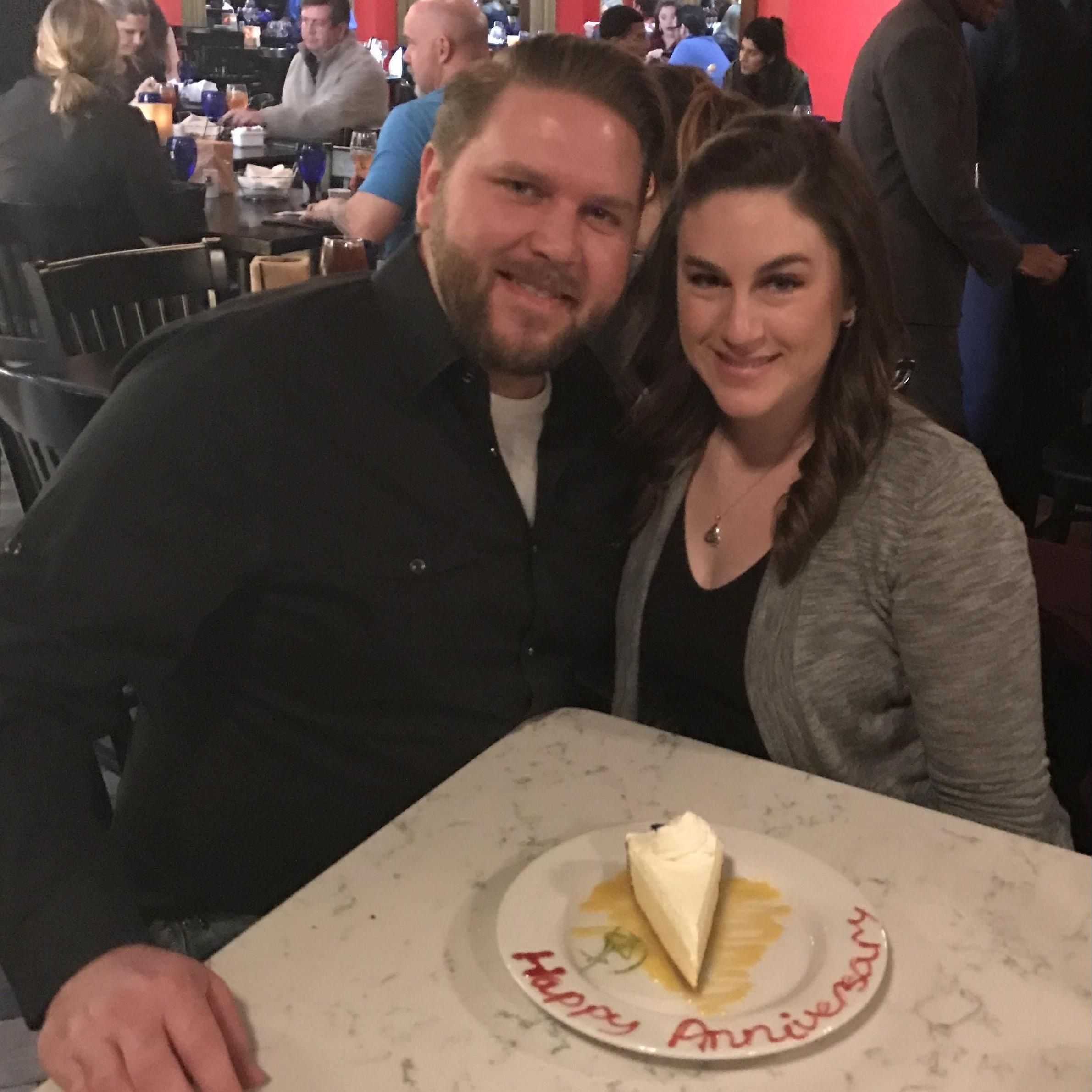 Our first anniversary!