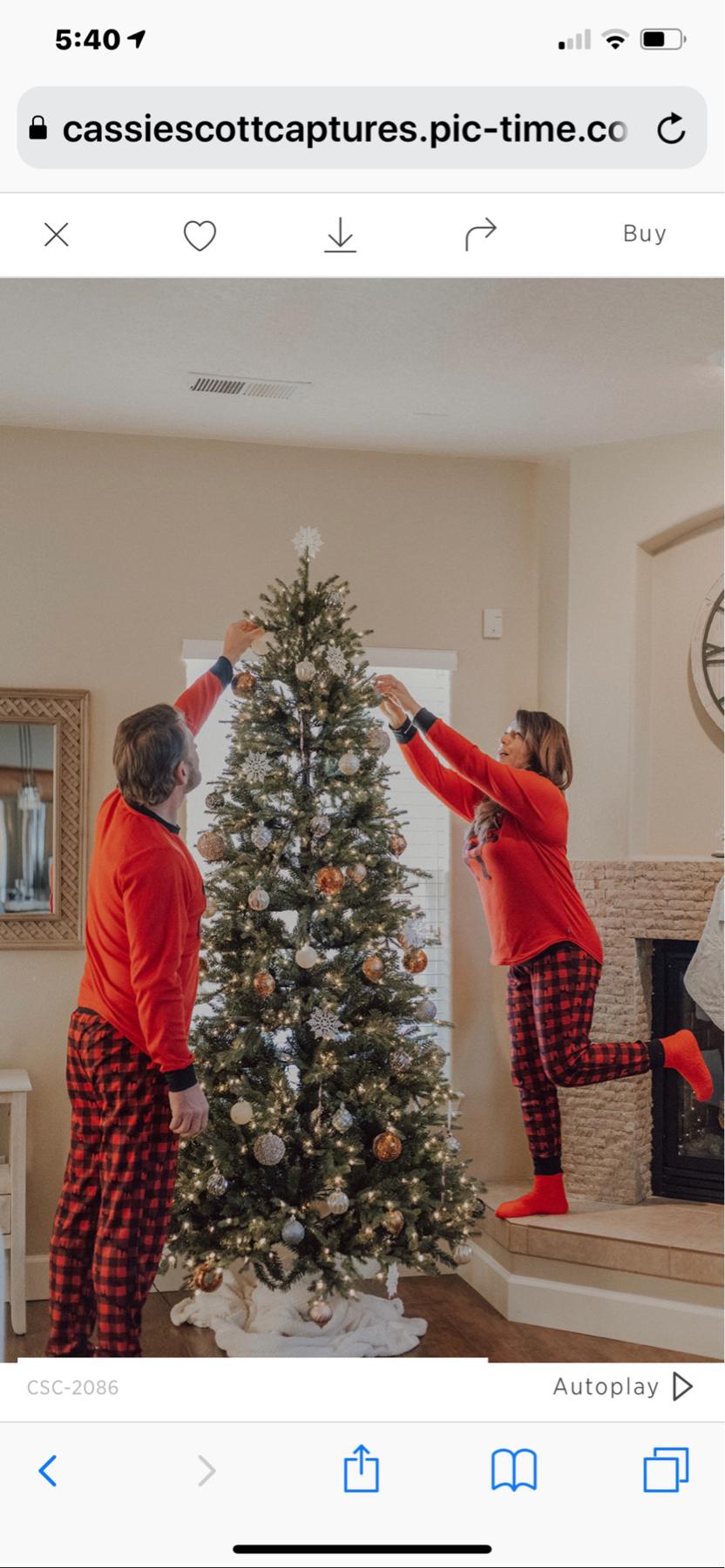 Matching PJs & Decorating together - Festive ♥️
