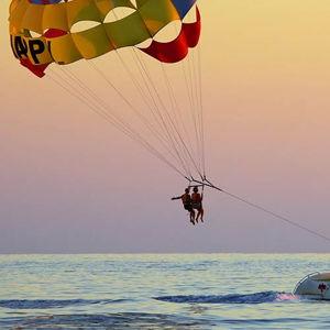Parasailing on our Honeymoon!