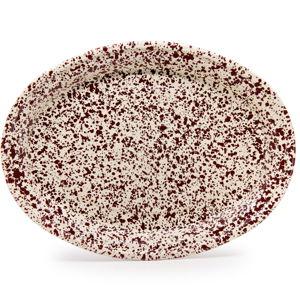 Splatter Oval Platter