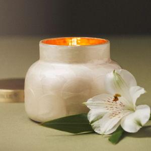 Capri Blue Volcano Capiz Jar Candle​