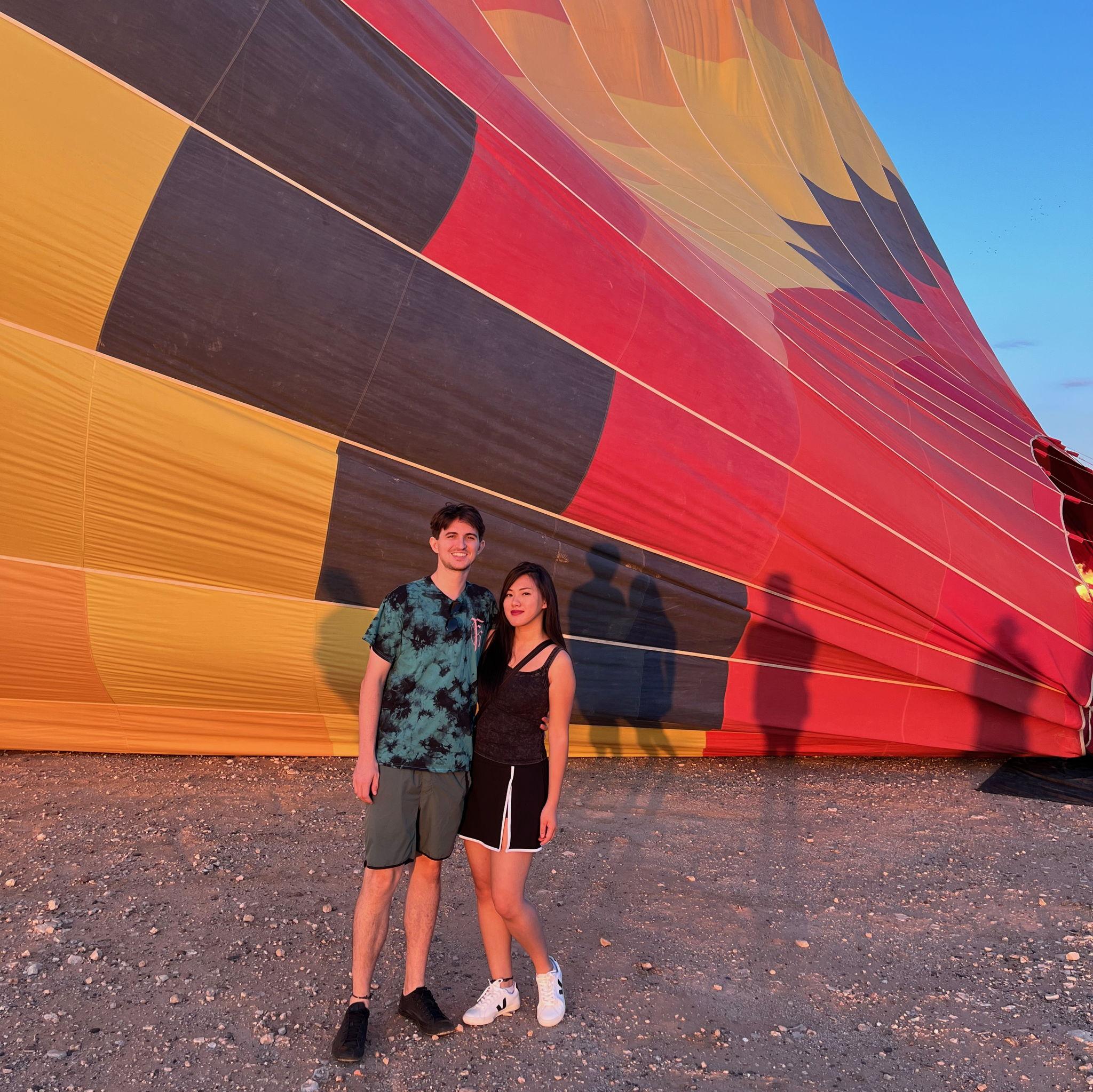 One item off the bucket list! Hot Air Ballooning