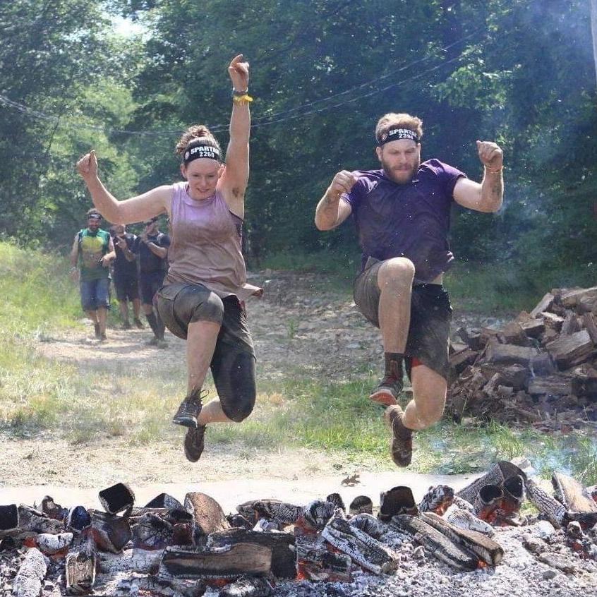 One of the Spartan races we ran together.