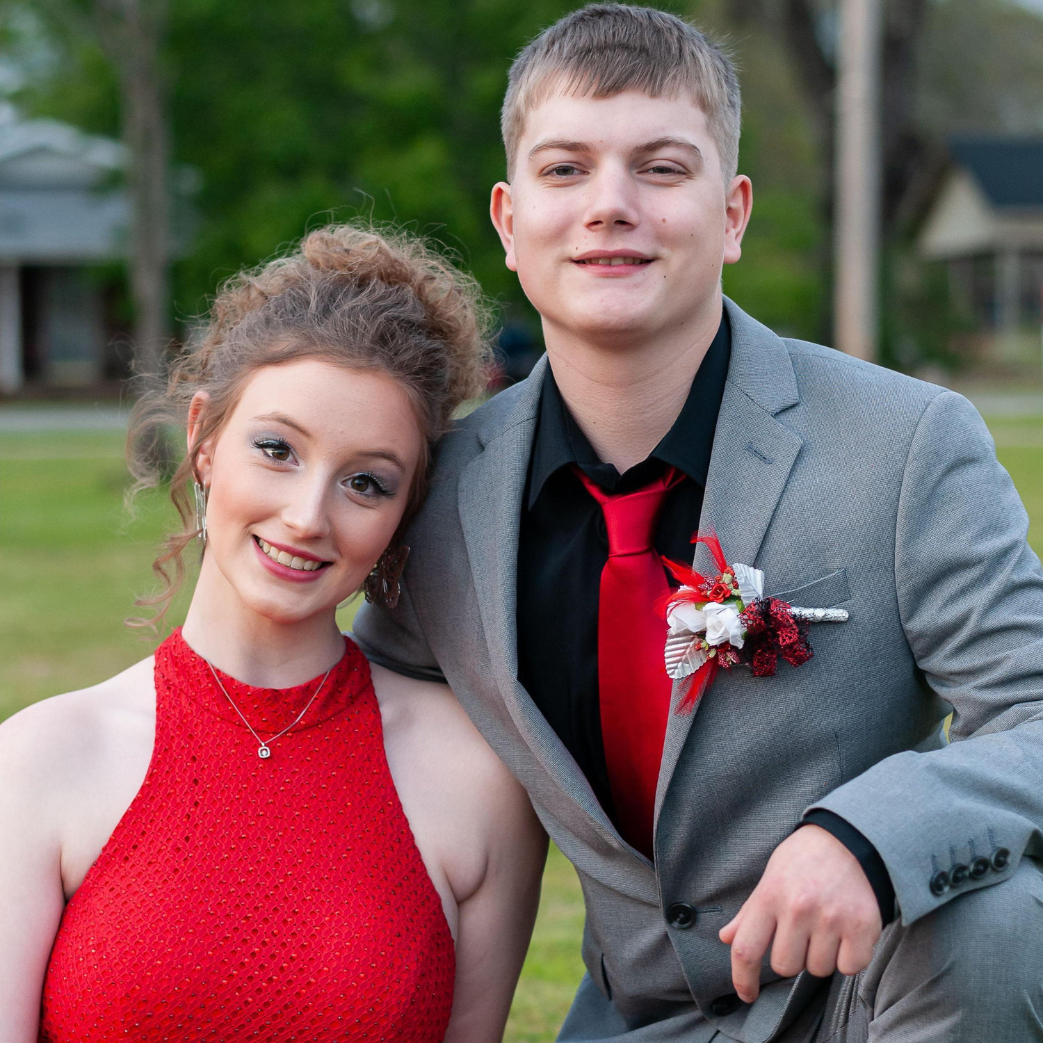 Senior prom photos
