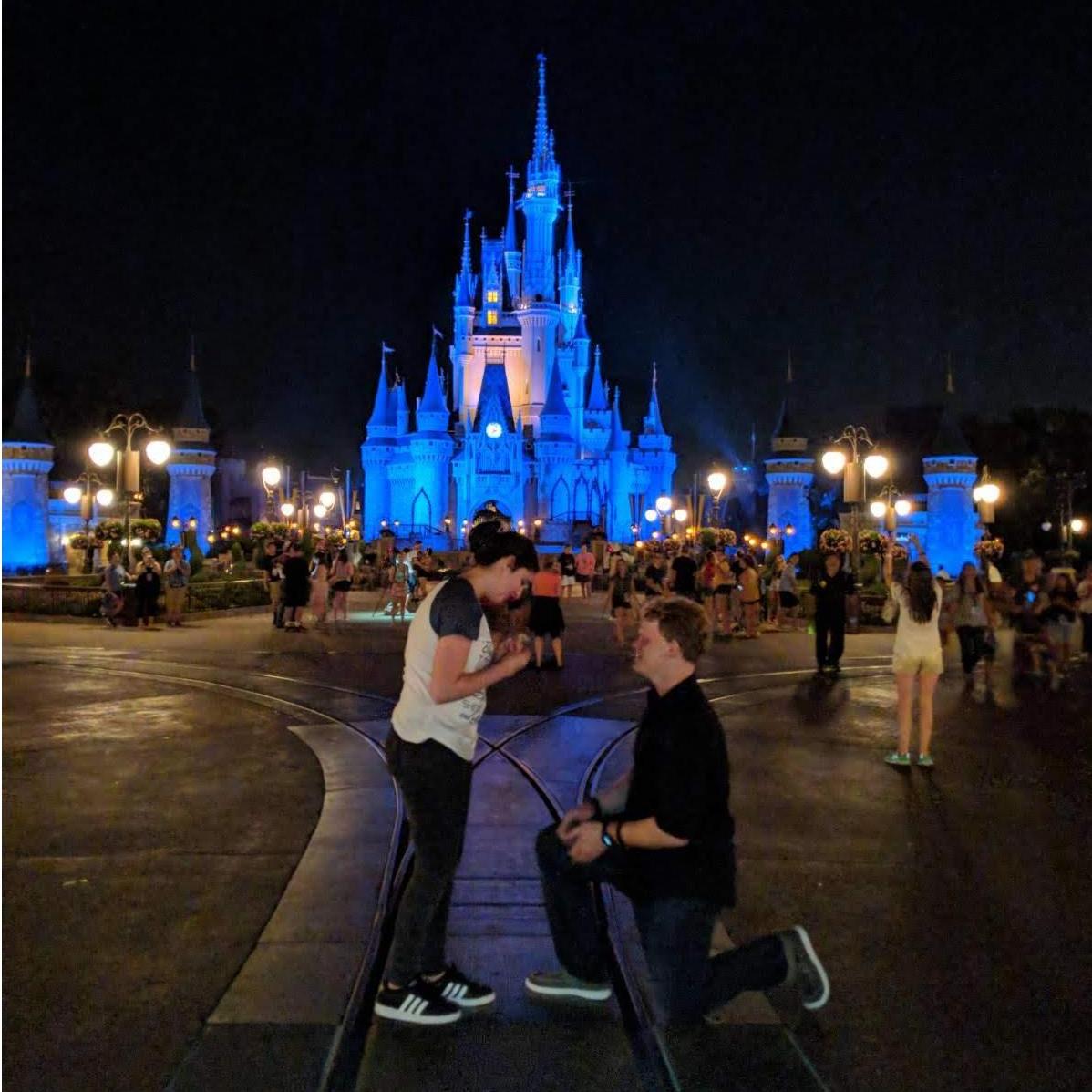 He put a ring on it! 
@ magic kingdom summer 2018