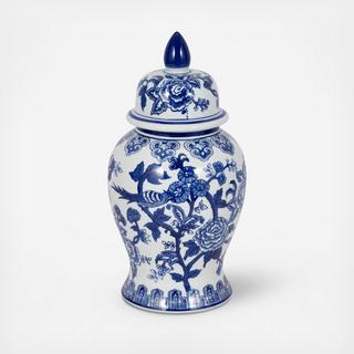 Modern Contemporary Chinoiserie Temple Jar