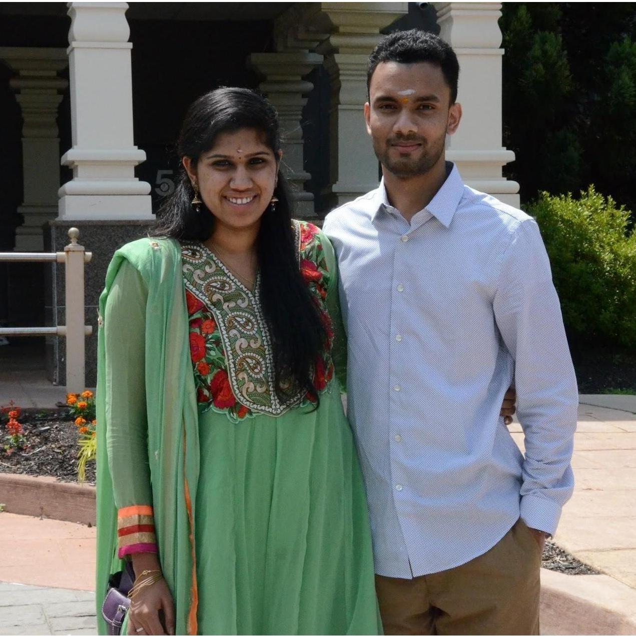 Our first time at Sri Venkateswara Temple :)