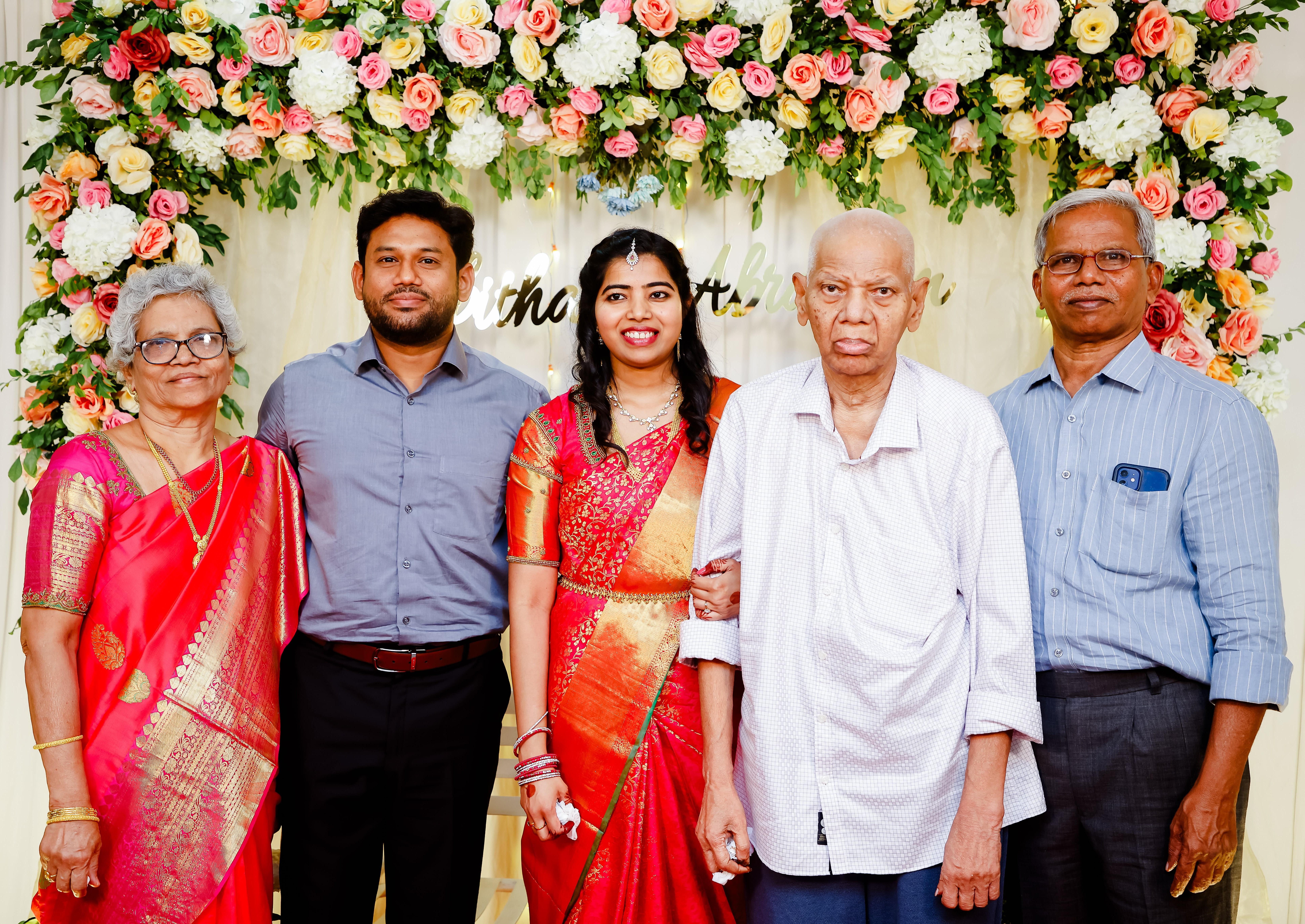 The Wedding Website of Sabitha Yaram and AbrahamBrainard Choragudi