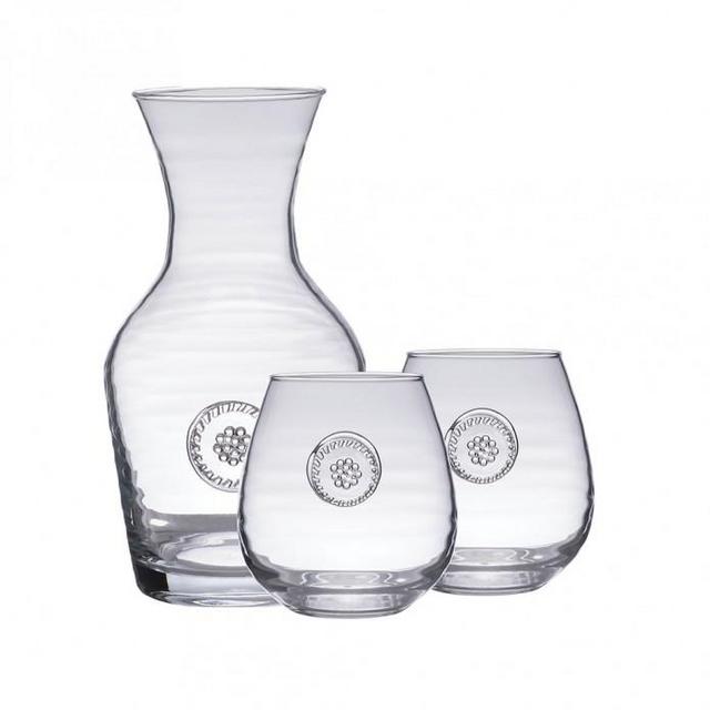 Juliska Berry & Thread Carafe & Red Wine Gift Set