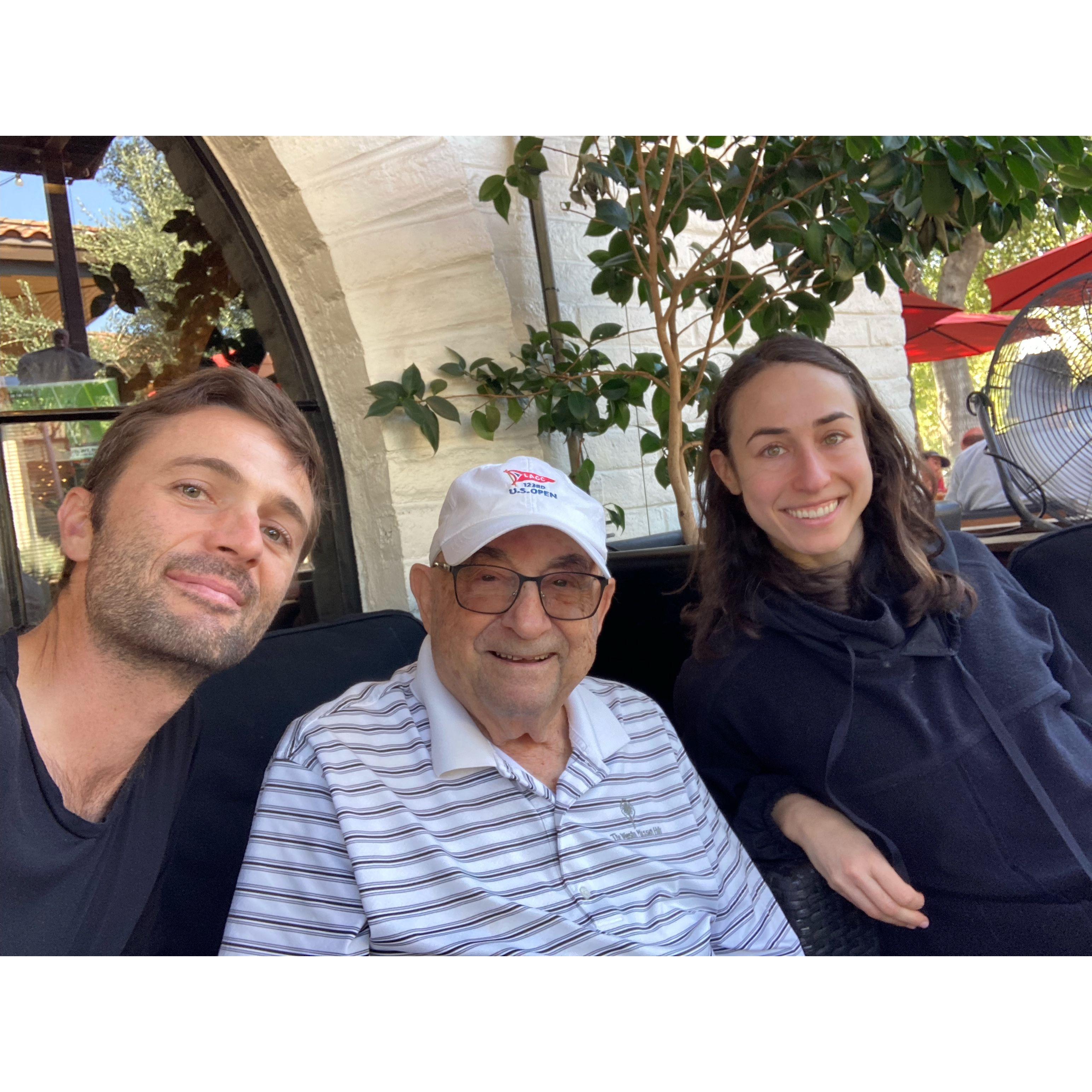 Birthday lunch with Uncle Jack