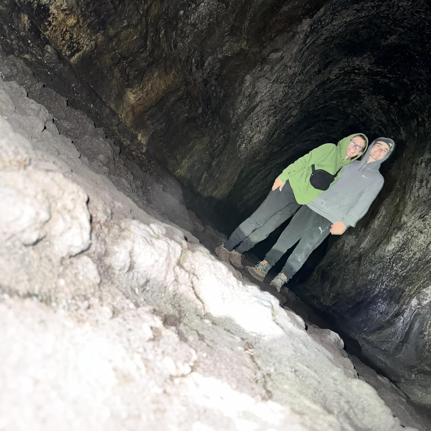 Ape cave in Oregon.