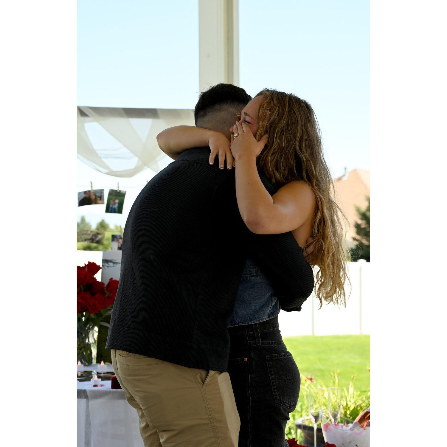 July 7th, 2024: The day Radley proposed! Savanah just cried.
