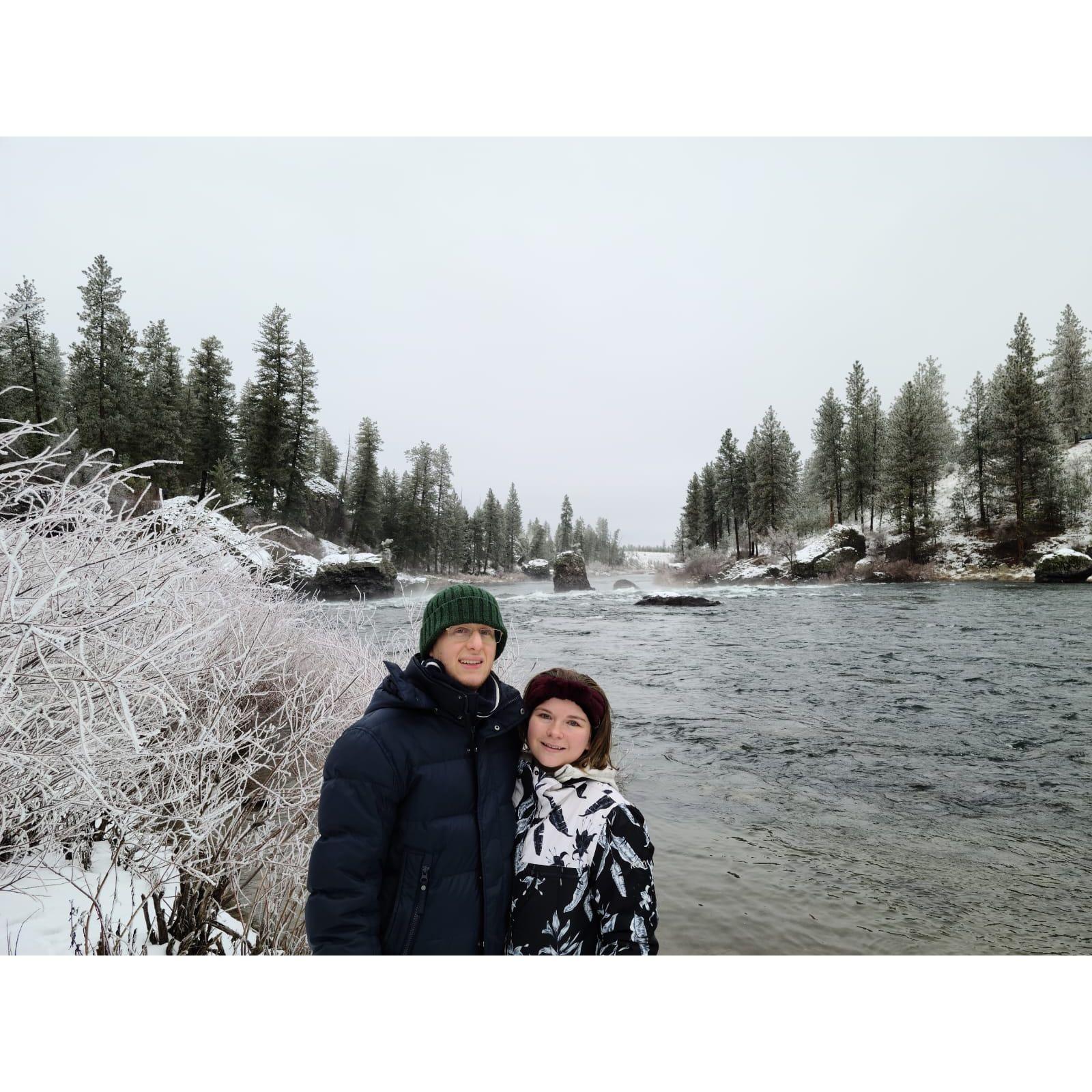 Visiting Spokane, Washington. 