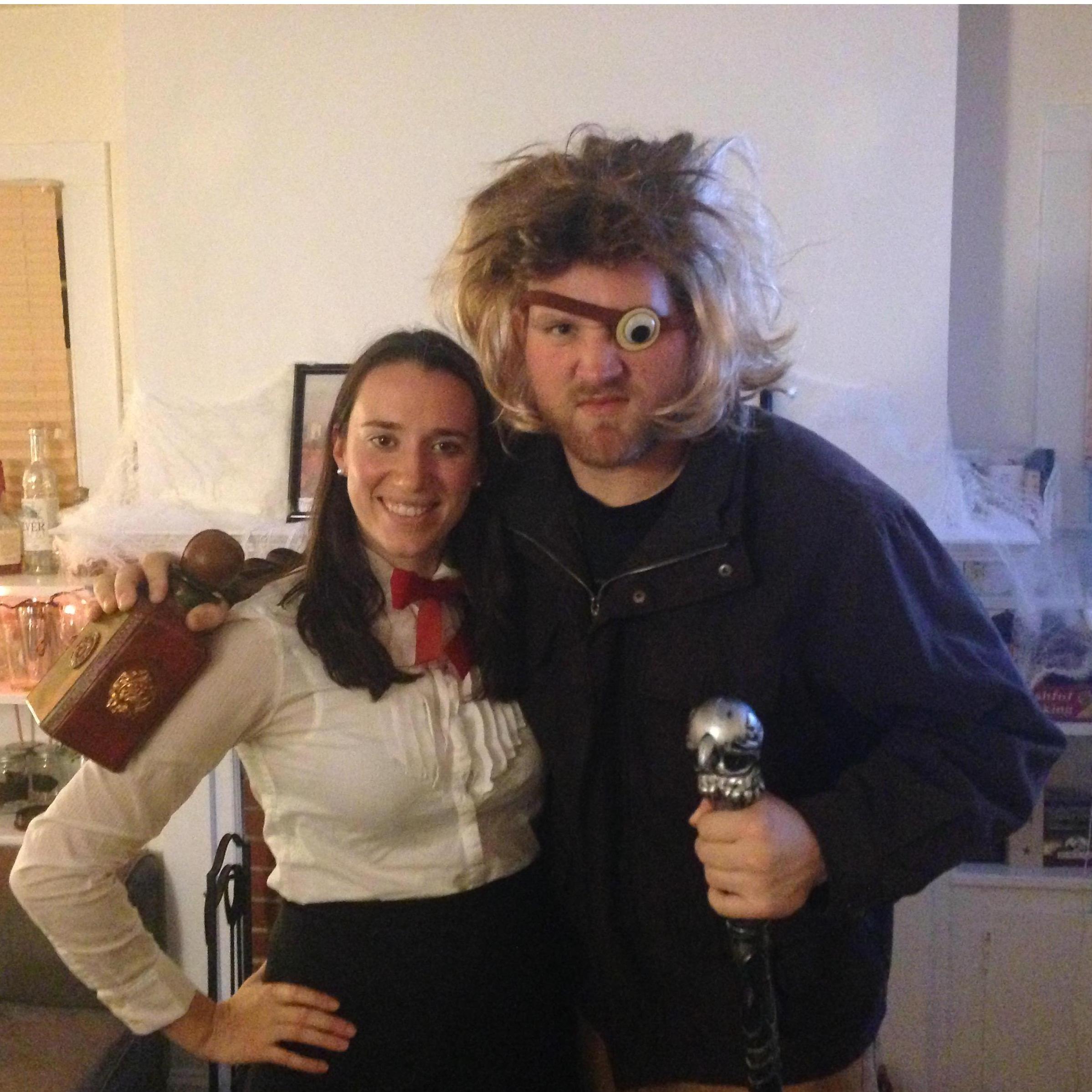 Mad eye Moody and Mary Poppins for Halloween 2015