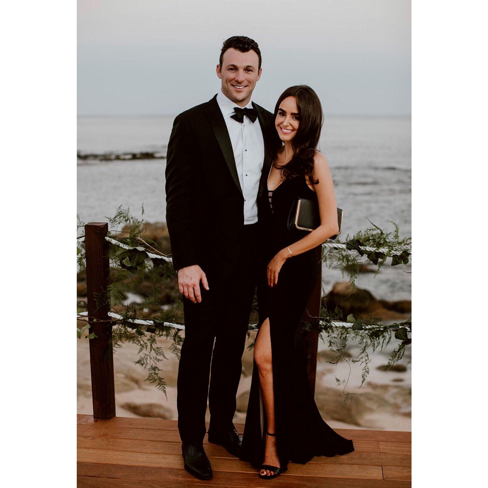Our first wedding together