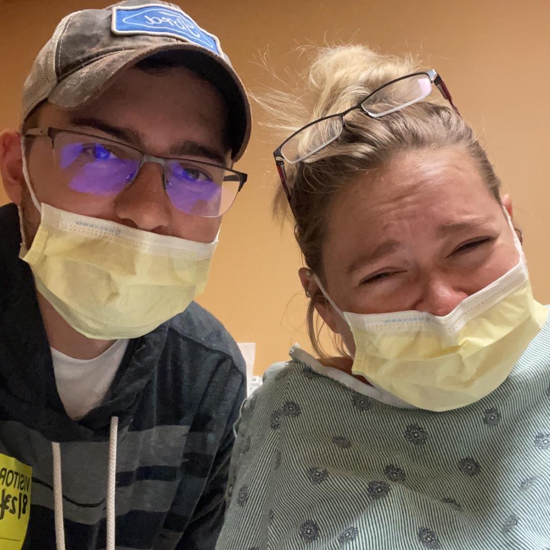 Taken mid contraction 😅